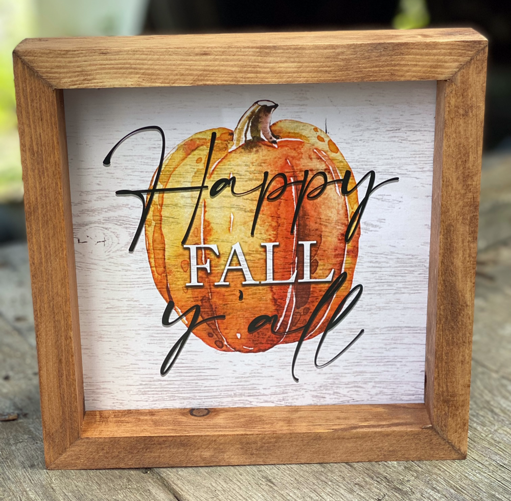 Happy Fall Y'all Print